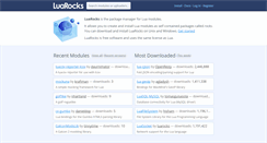 Desktop Screenshot of luarocks.org